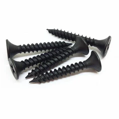 
China Wholesale Fine Rhread Bugle Head 1 1/4 Tornillos Knauf Patta Gypsum Black Drywall Screw 