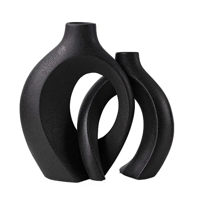 Modern Nordic Ceramic Vase Combination Ins Style Creative Simple Premium Sense Home Decorative Ornament