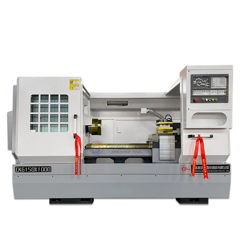Kirloskar CK6150 Single Spindle CNC Lathe Machine 2-Axes Flat Bed Horizontal GSK Siemens Control Medium Duty Horizontal Type