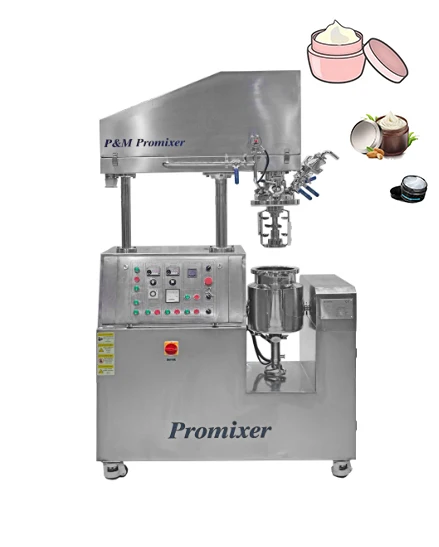 Small lab scale 5L Vacuum homogeneous emulsifying mixer machine laboratory homogenizer