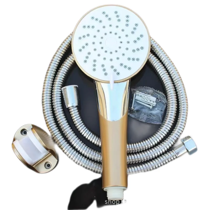 Whole Set  Shower Hose Plastic Hand Shower Head Shower Hand Set