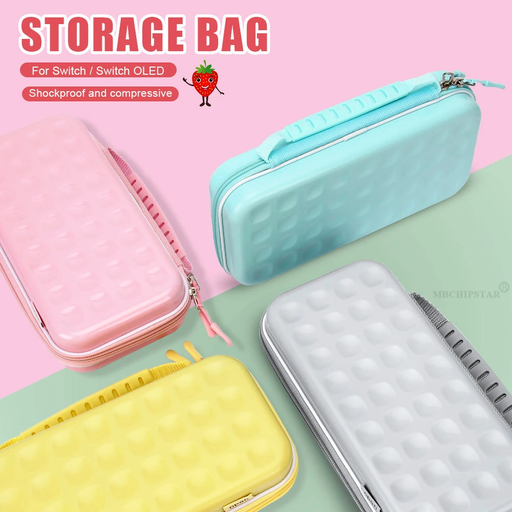 Новый роскошный жесткий чехол для Nintendo Switch Oled сумка для хранения аксессуаров для консоли NS Switch