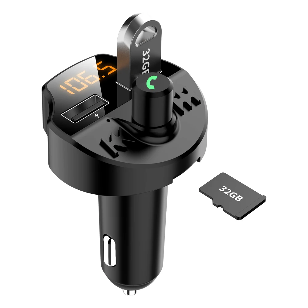 Двойной Usb музыкальный плеер аудиоприемник автомобильный комплект громкой связи Bluetooth