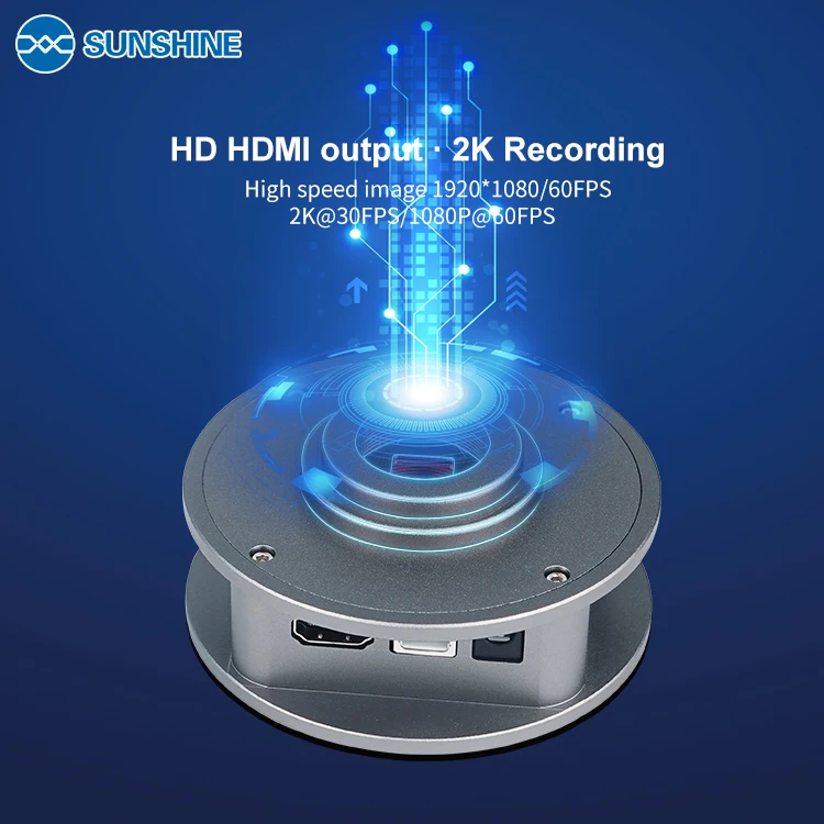 Sunshine M-11 4800W пикселей тринокулярный микроскоп HD камера для мобильного телефона инструмент ремонта материнской платы на сульфаминовую кислоту