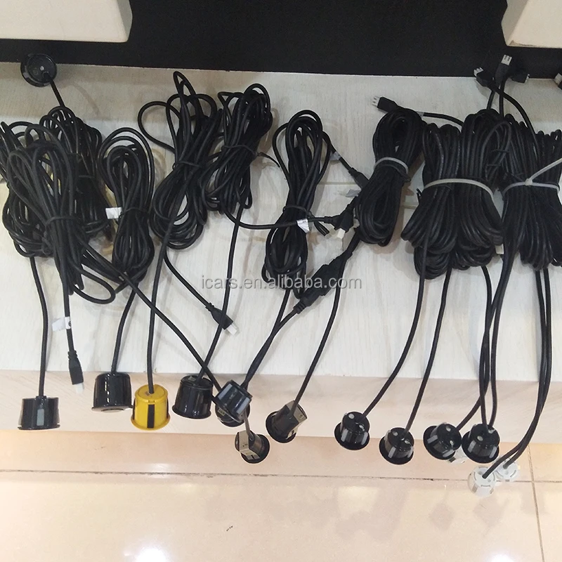 Hot car backing Reversing radar/car rear backup buzzer / LED 4 6 8 sensors auto rear reverse ultrasonic car parking sensor kit