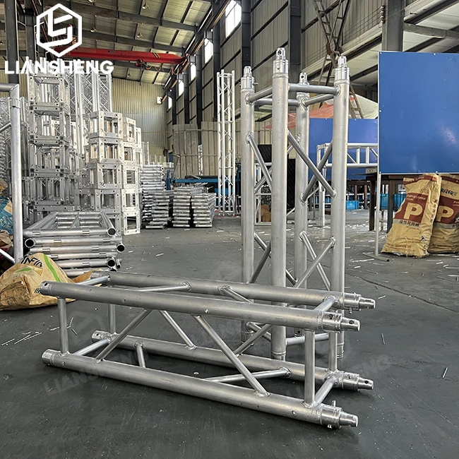 Aluminum Alloy Light Weight Strong Heavy Duty 290*290MM 400*400MM Spigot Truss Stage System Truss Displays