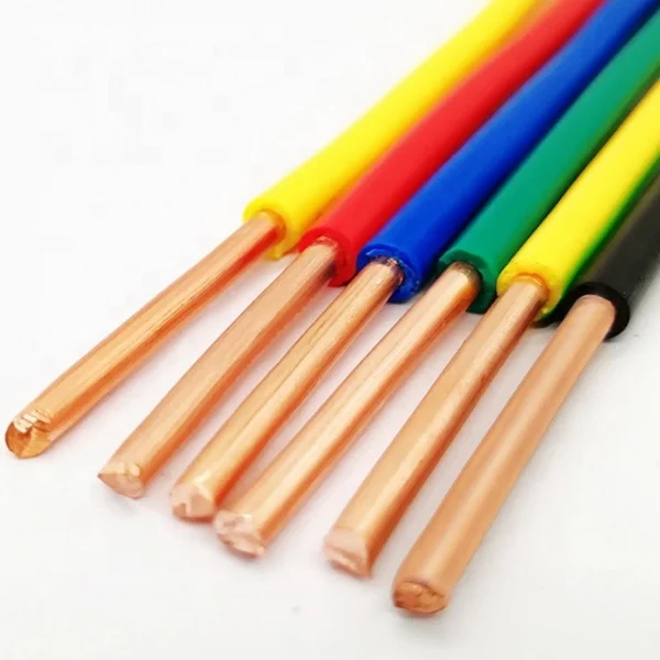 Обмоточный провод Bv, электрический провод высокого качества, 2,5 мм, одножильный, медный, ПВХ, изолированный, твердый, потолочный