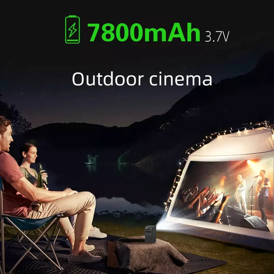 4K 3D Android Smart WIFI Pico Mini Pocket Portable LED DLP Projector Home Theater for Smartphone Tablet PC