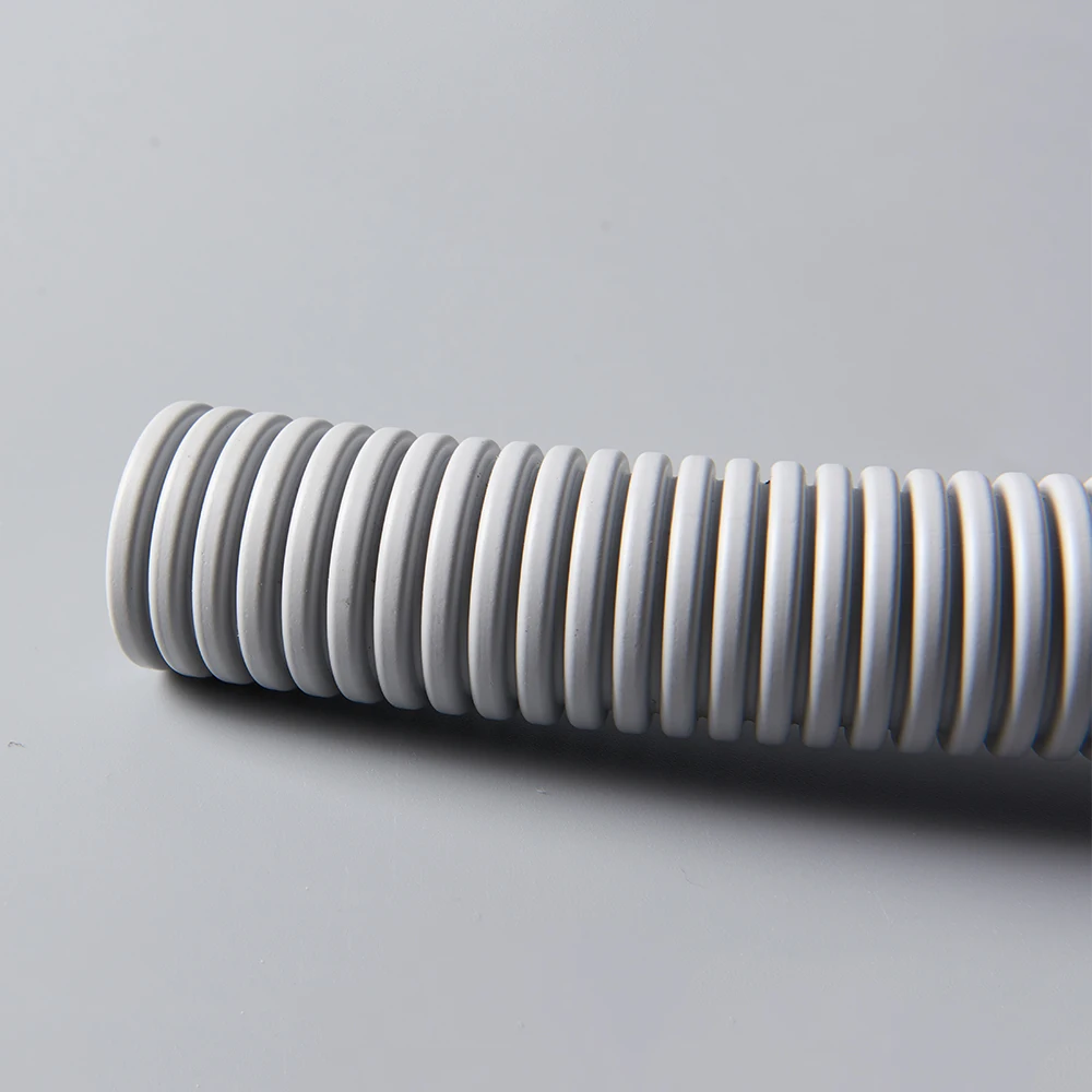 Hot selling AS/NZS 20mm flexible  grey pvc plastic corrugated conduit electric tube pipe