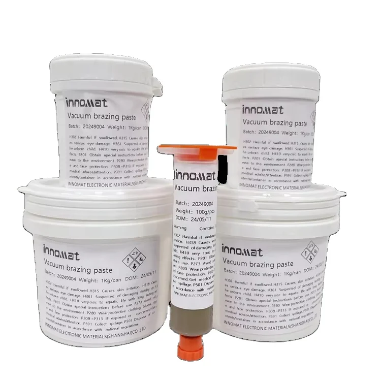 INNOMAT YM-AgCuTi Cheap Silver Solder Paste Active Solder For Diamond Single Crystal Or Pcd Vacuum Welding Cuzn Solder Paste