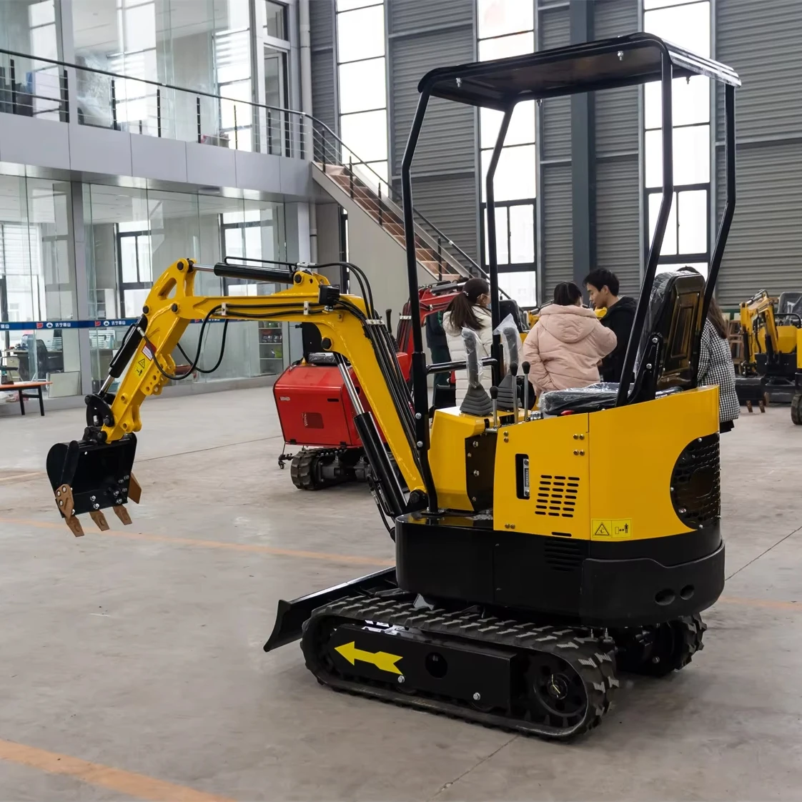 Small high quality crawler diesel gasoline excavator CE excavator mini engineering excavator equipment