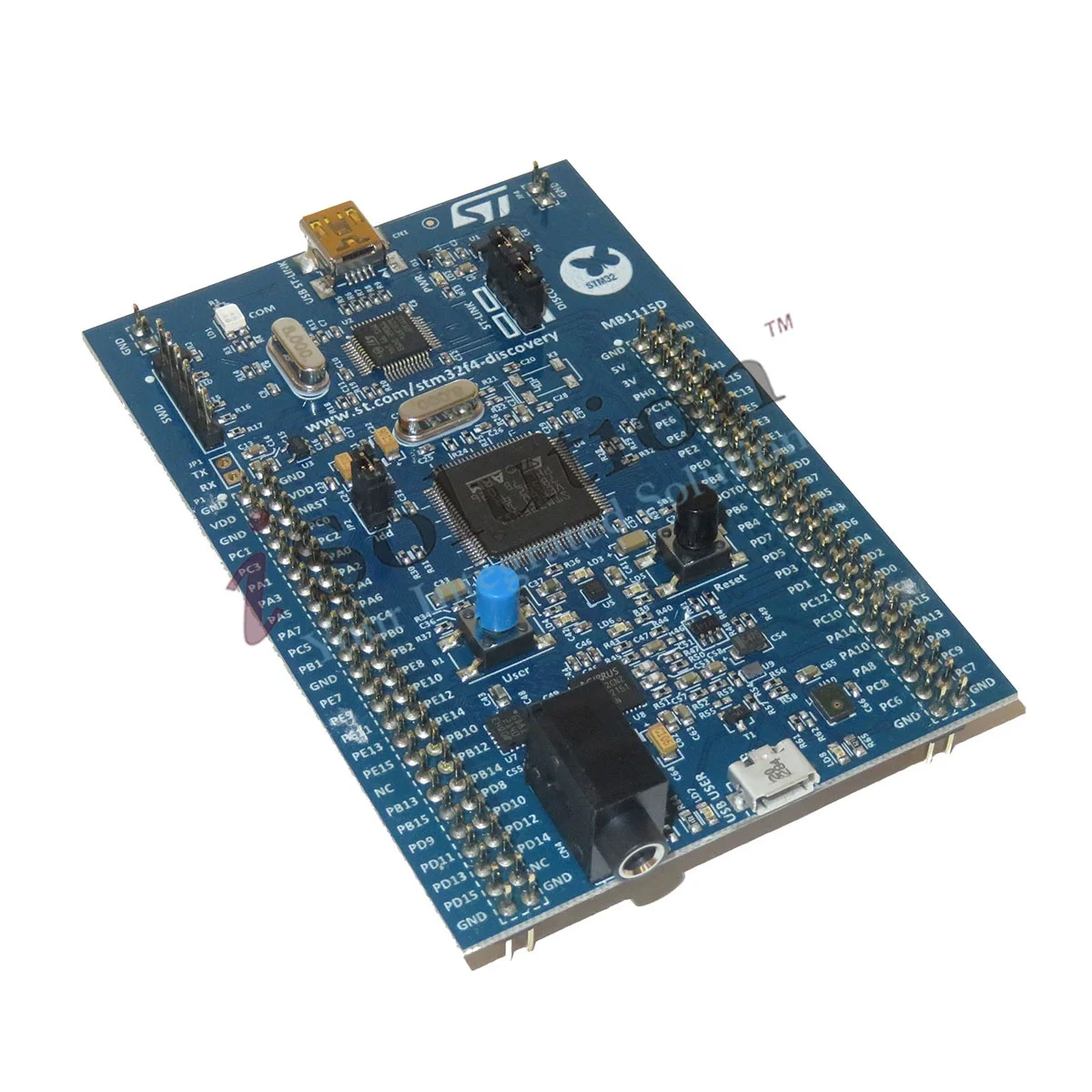 Original STM32F411E-DISCO 32F411EDISCOVERY, STM32 Discovery Board Kit with STM32F411VE MCU, Embedded Debug Tool ST-LINK/V2