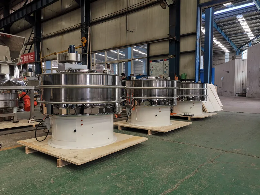 China high precision 1 stage food grade industrial vibrating sieve powder screening machine