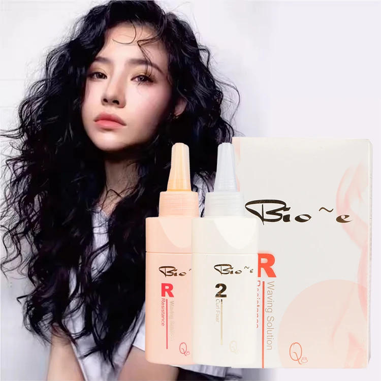 Oem/Odm Private Label Keratin Mild Formula Curly Hair Perm Solution Acid Perm Hair Cold Wave Perm Kit