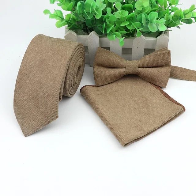 
 Однотонный мужской кожаный бархатный галстук из полиэстера комплект Полосатый Тонкий Карманный квадратный носовой платок галстук-бабочка в комплекте  