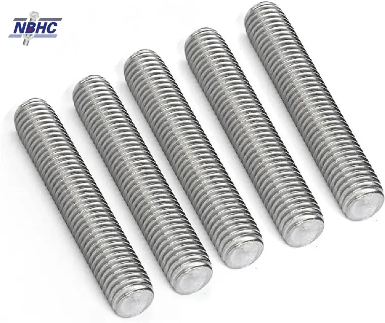 NBHC001TR Hot Sale SS304 A4 Thread Rod Full Thread Stud Bolt 3/8 5/16 Threaded Rod