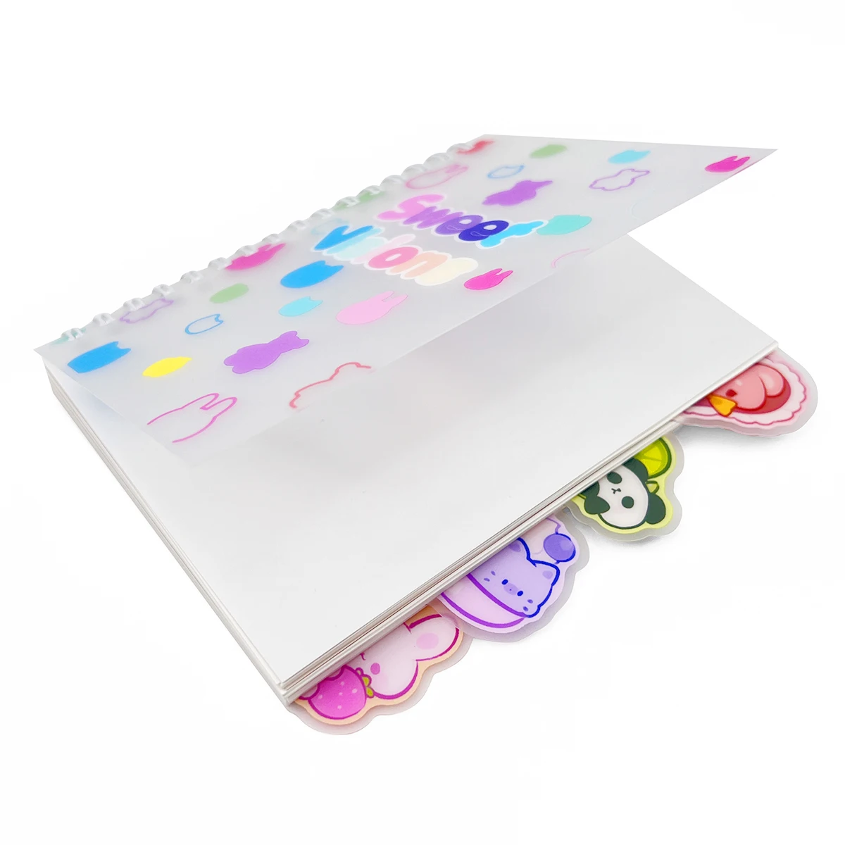 VOGRACE A5 Wholesale Stock Hardcover School Custom Spiral Journal Notebook With Dividers Spiral Notebook For Students