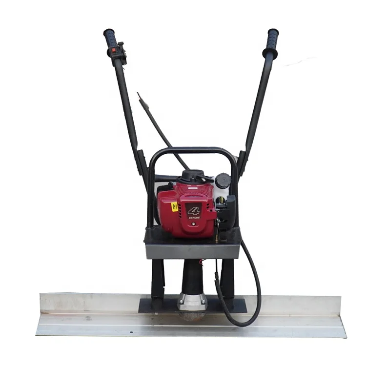 Road construction equipment concrete vibrator power screeds machines concrete floor ground vibrating leveller