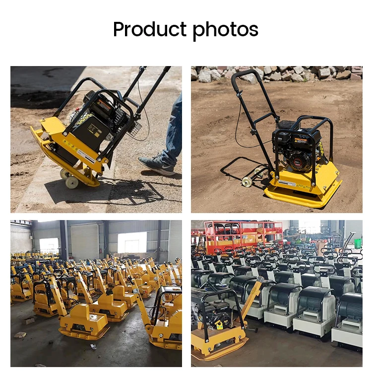 High performance 300kg 250kg 160kg petrol Honda GX390 engine vibratory plate compactor wacker compactor plate compactor