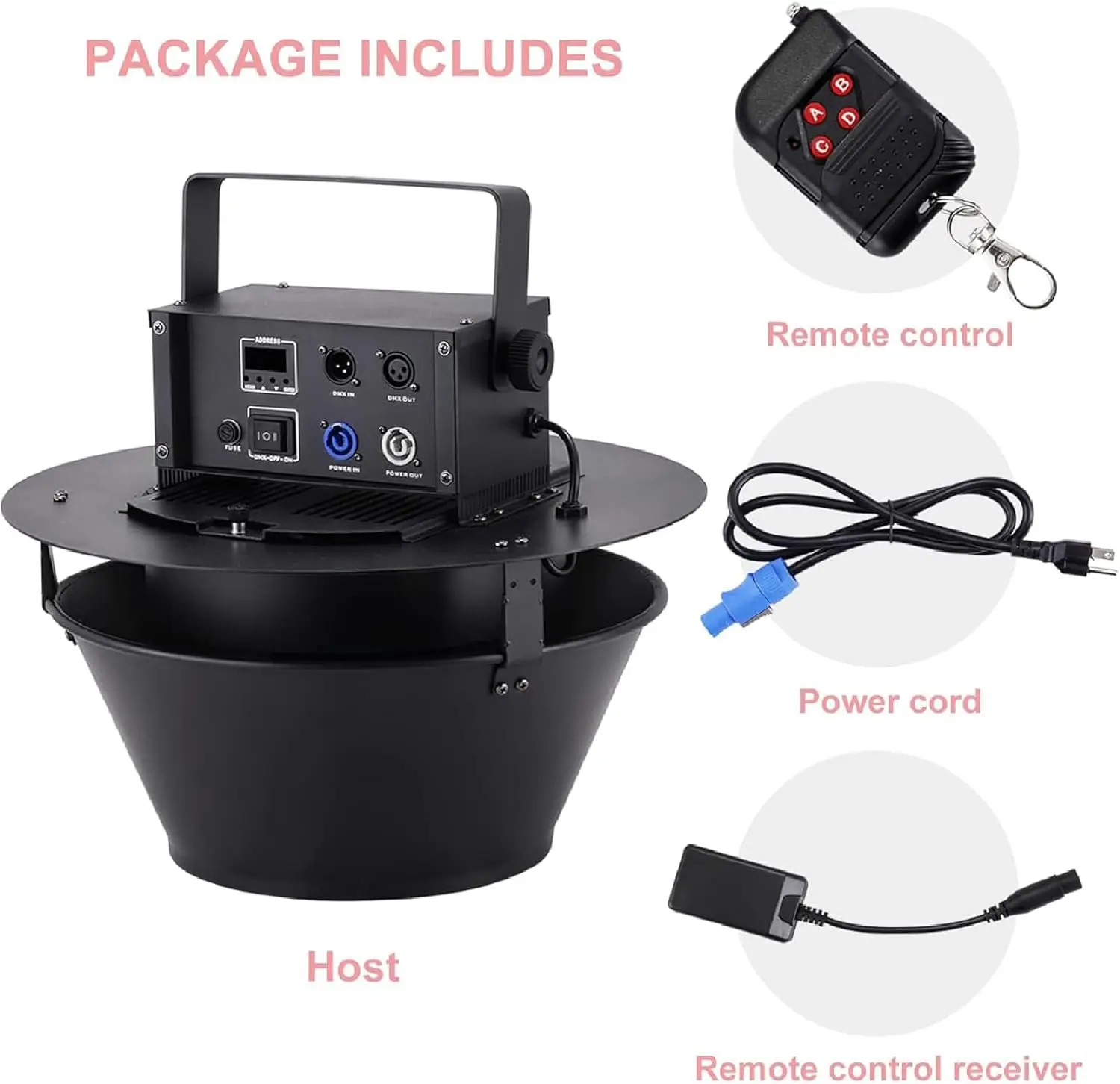 Hot Sale Topflashstar Confetti Machine Stage Hang Up DMX Remote Create Stage Atmosphere Confetti Machine Electric