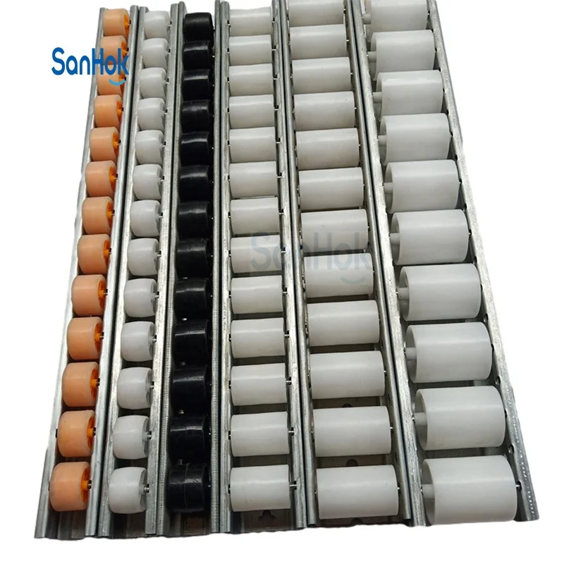 High Quality SK-2B Plastic Wheel Heavy Duty Roller Rail For Lean Pipe Roller Rail Rack System
