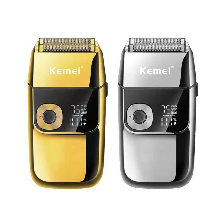 kemei shaver and hair trimmer 2 in 1 KM-2028 fast charging and long time using barber use shaver with lcd