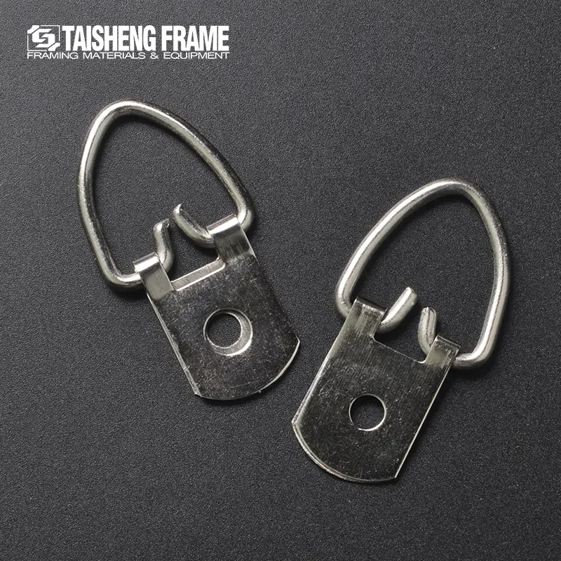 TS-K021 Metal picture frame hanger 200PCS Mirror hanging hook with screw frame accessories