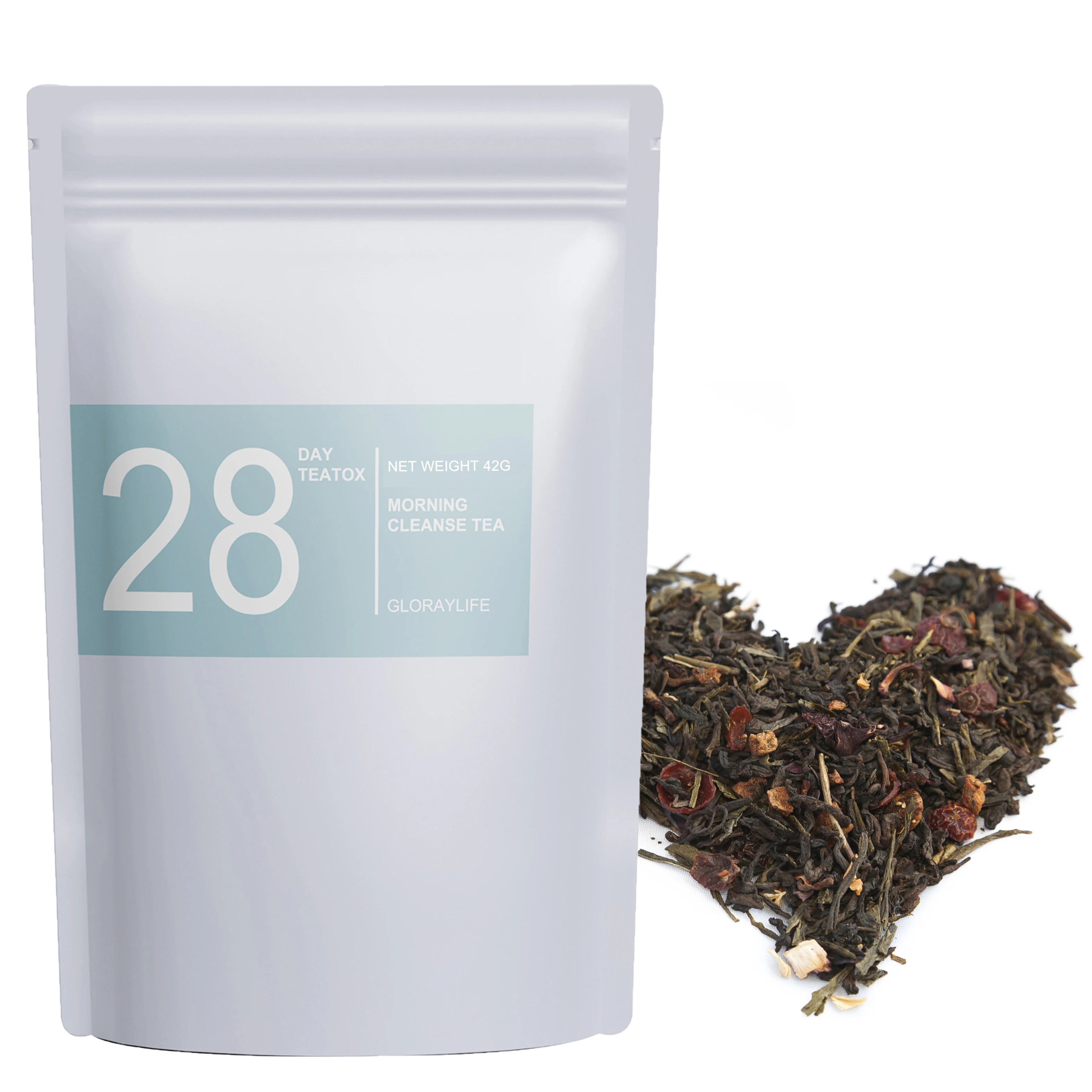 Morning Cleanse 28 Day Loose Leaf Herbal Tea for Weight Loss Detox Slimming Teatox Contains Antioxidants with My Logo