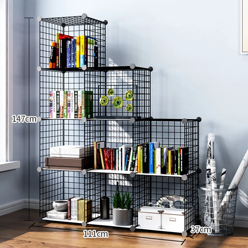 Diy storage cube cabinet plastic assemble wardrobe closet