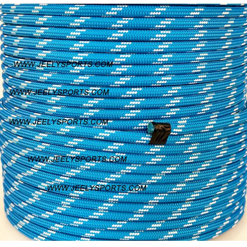 4mm 6mm 8mm 10mm 12mm 14mm Solid Double Braided UHMWPE Core With Polyester Cover Sheath Rope For Sailboat