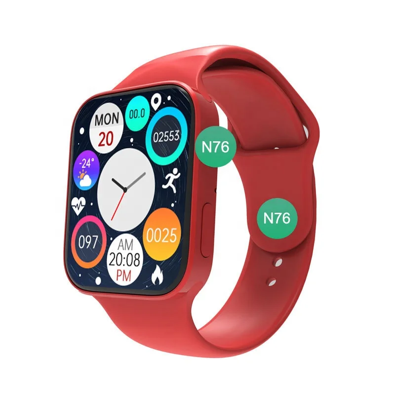 2021 New Cell Mobile Phone wearfit iwo serie 7 smartwatch n76 smart watch n76