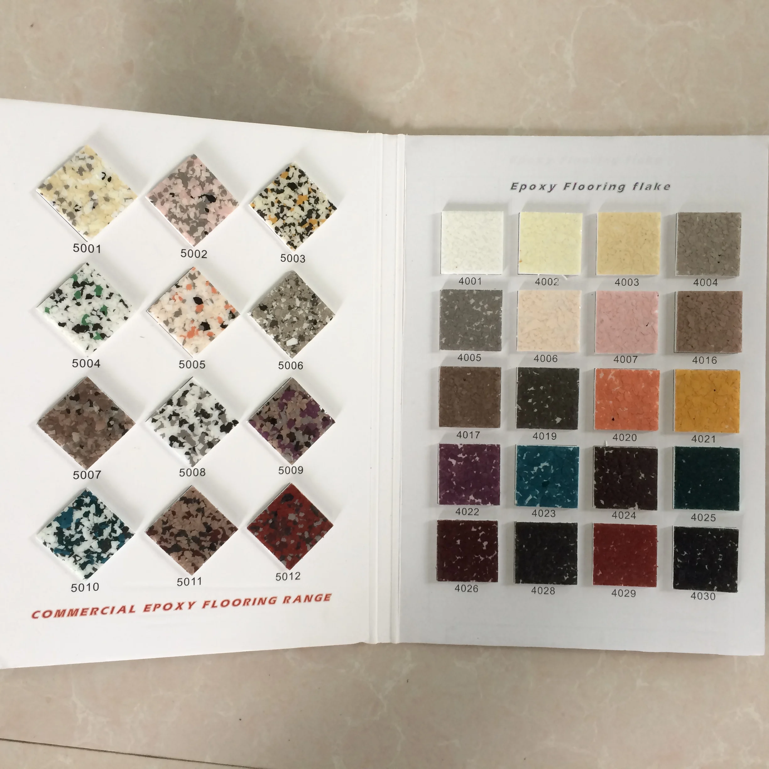 Color Flakes Blend Concrete Floor Coatings Decorative Paint Flakes for Garage Floor Paint Interior Wall