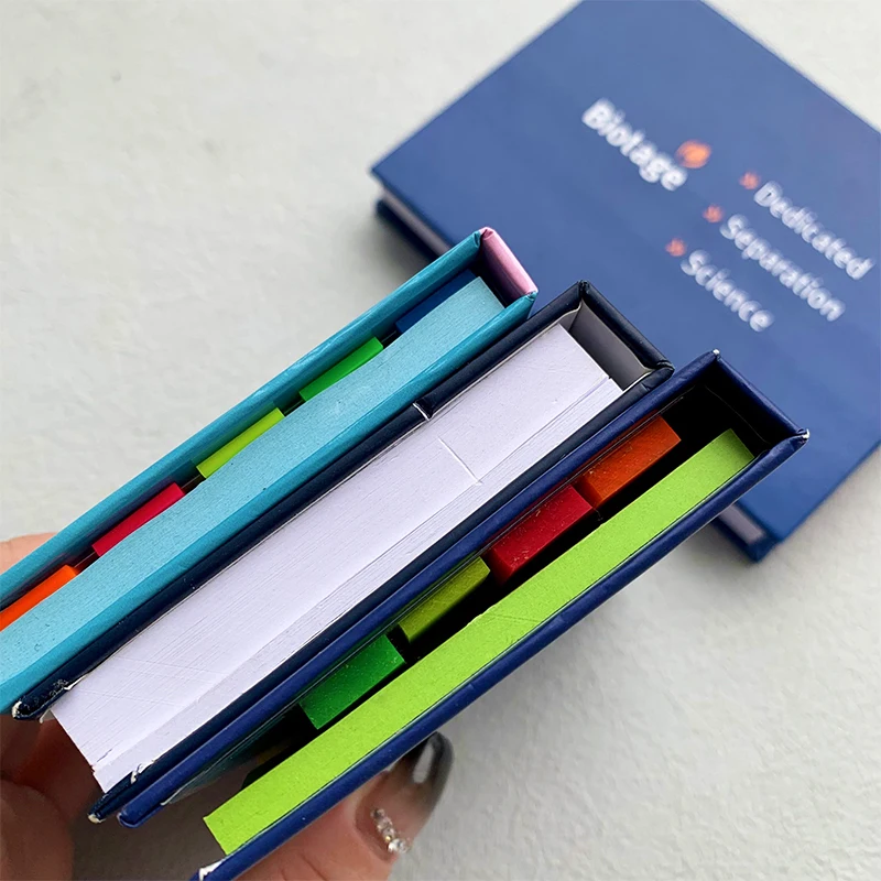 Promotional memo pad sticky notes with hard cover