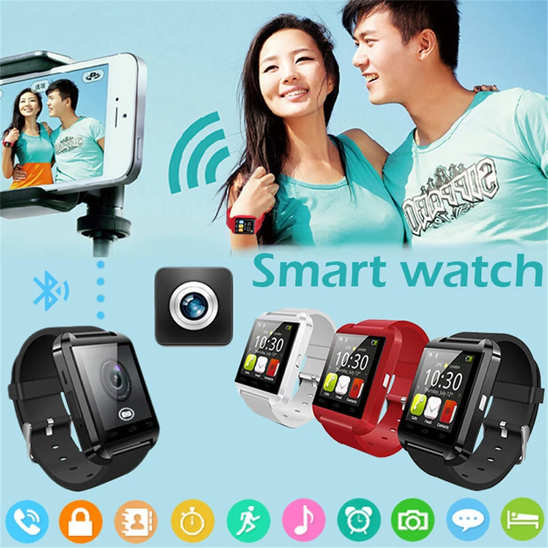 2018 Big Promotion Wireless Smartwatch U8 Smart Watch Digital Sport Wrist Watch For iPhone For Android Phones