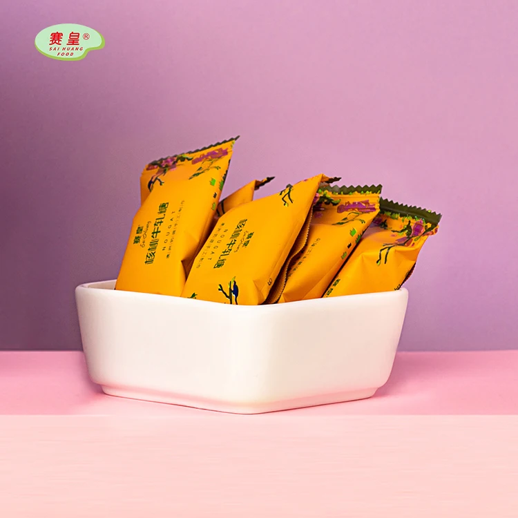 Original semi-hard texture milk walnut nougat candy