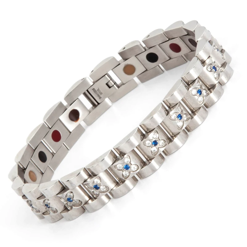 Japan Korea crystal and natural terahertz stone bracelet germanium bracelet 99.999%