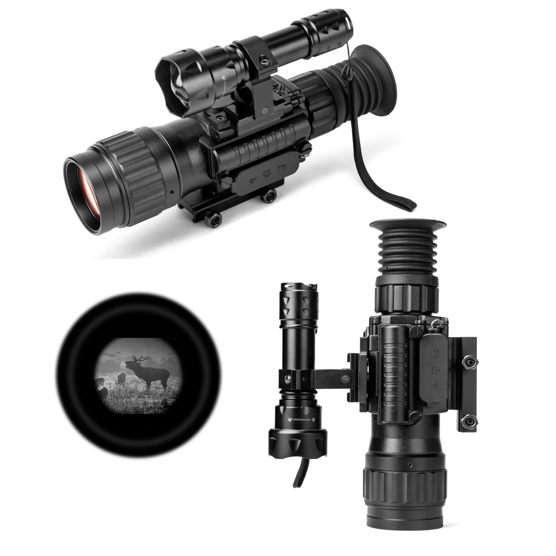 The latest thermal imaging thermal imaging on night vision rifle sight range