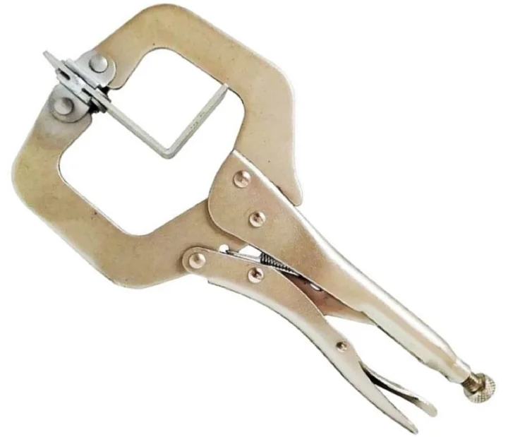 China Manufactured 11-Inch 90-Degree C-Clamp Vise Grip Pliers  Multi-Function Tool for Woodworking