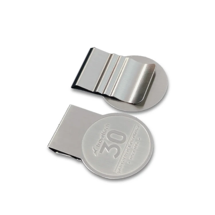 Cheap Steel Paper Clips Etching Logo Custom Promotion Office Stationery Bookmarks Metal Clips