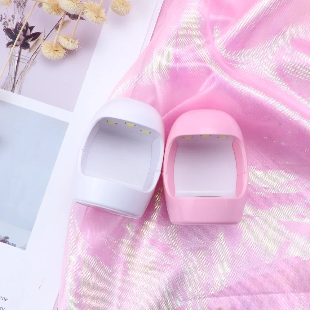 Wholesale Single Custom Nail Technician Lamp Cheap Led Nail Manicure Gel White Home Usage Personal Light