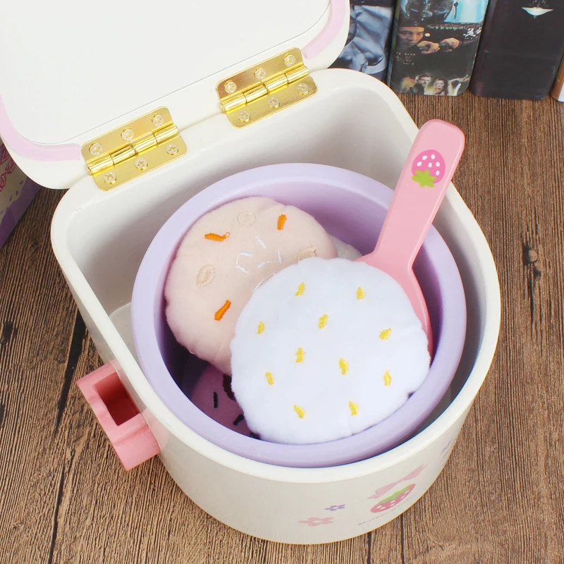Hot Selling Kitchen Toy Wooden Pretend Play Set Simulation Rice Cooker Toy for Kids Unisex Wooden Washing Machine Toy XJYQJD