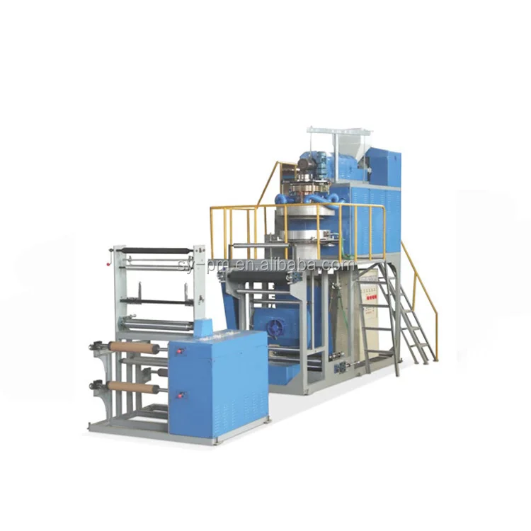 SJ-65 PP термоусадочная пленка упаковочная машина/пленки экструдер/высокая скорость 3 линии t-рубашка мешок делая машину