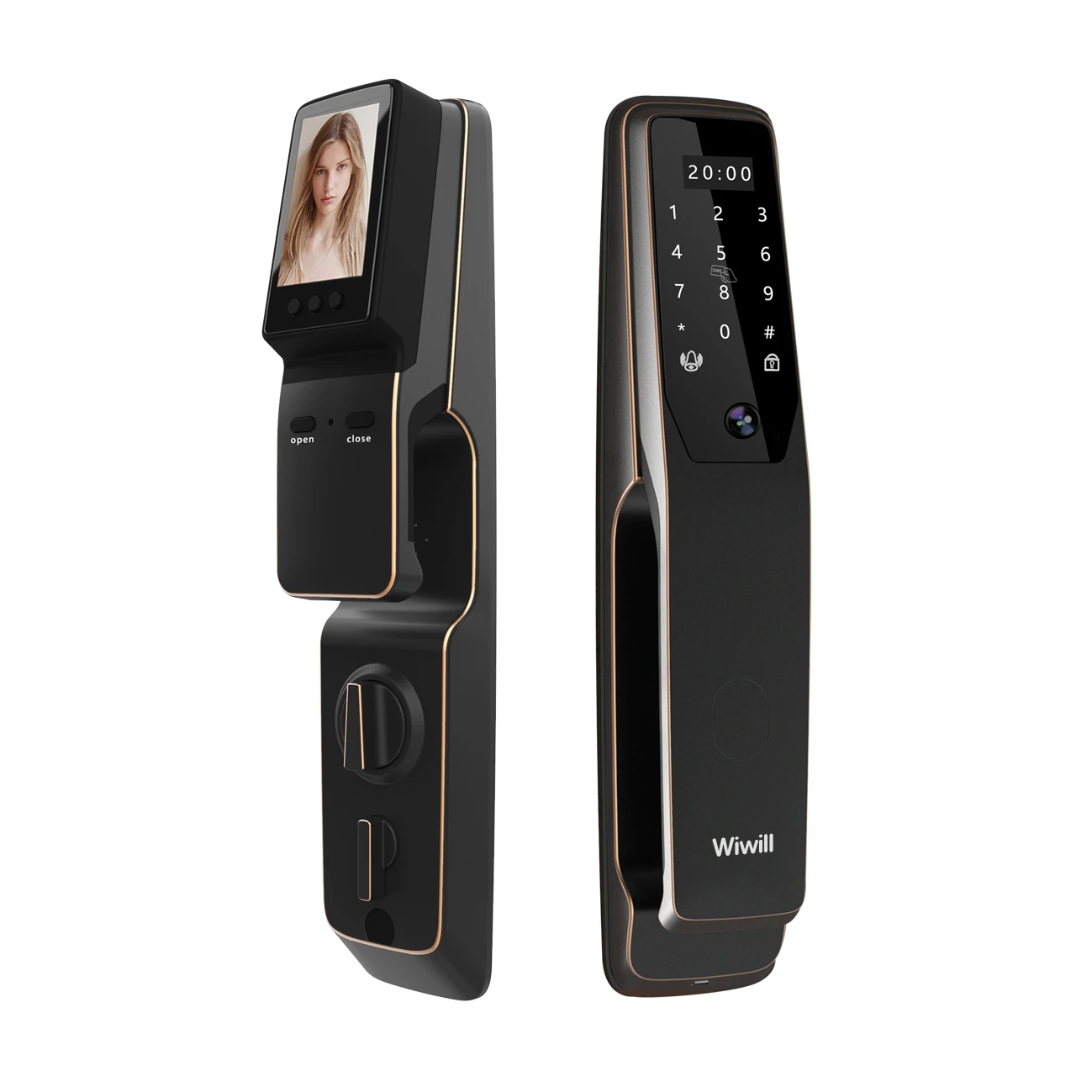 
 Новое поступление приложение Smart Lock отпечаток пальца цифровой Wi-Fi замок подключенный монитор камеры отправить фото на мобильный телефон  