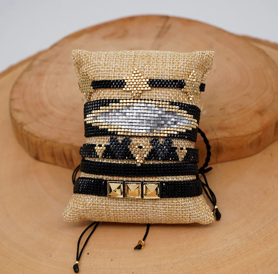 Mexico Bracelet For Women Pulseras Mujer Moda MIYUKI Jewelry Turkish Evil Eye Bracelets Handmade Armband Crystal New