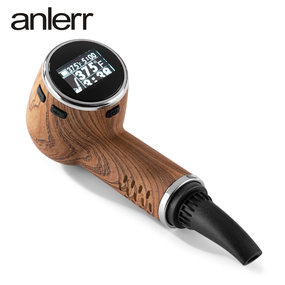 shenzhen Anlerr wholesale discreet pipevape shape electronic cigarette with packing dry herb full baked Unobstructed airflow