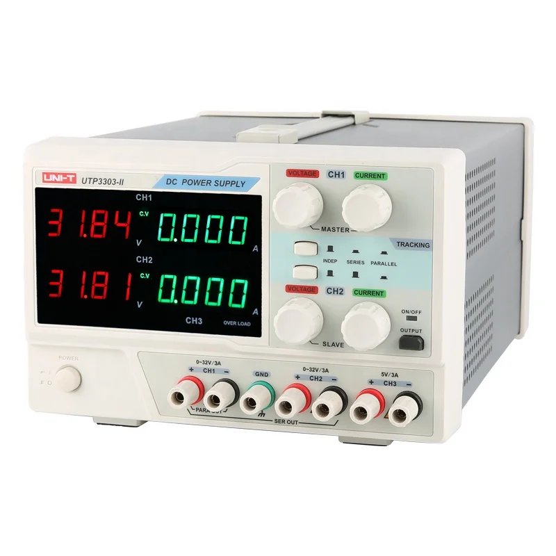 207W  High precision DC Power Supply UTP3303-II desktop multi channel linear DC Power Supply 32V 3A High Resolution