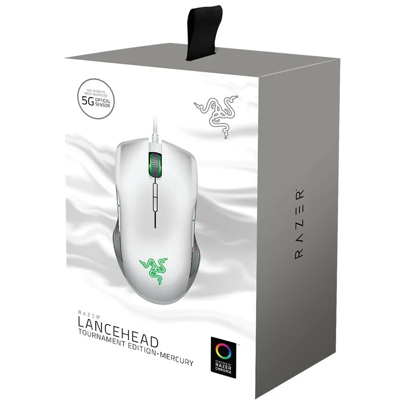 Factory Original Razer Lancehead Tournament Edition 16000DPI Double-handed RGB Backlight 9D Ergonomic Gaming Mouse