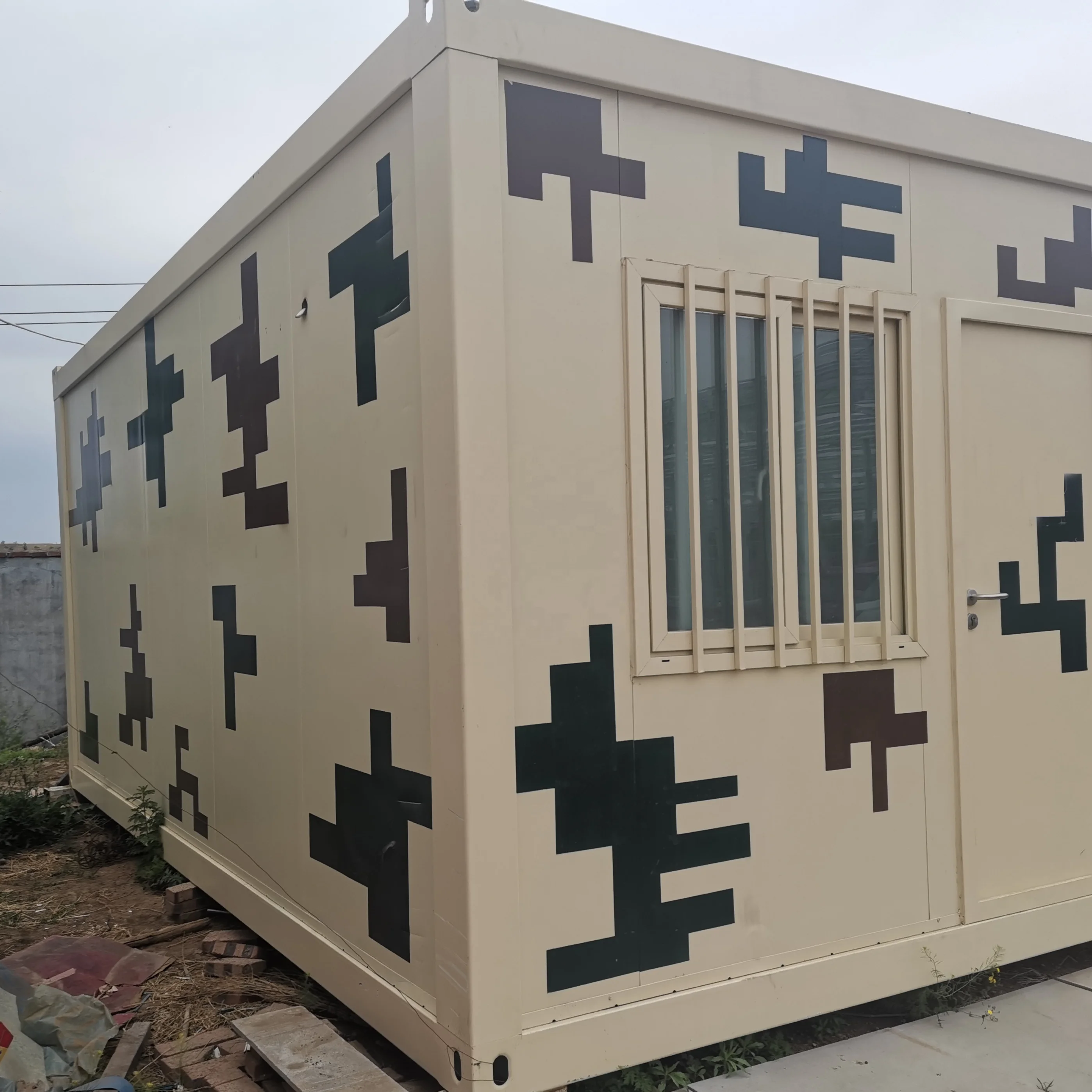 Ukraine New Generation Sandwich Panel Steel Container House Fast Build Container Frame Prefabricated Modern Homes Refuge Camp