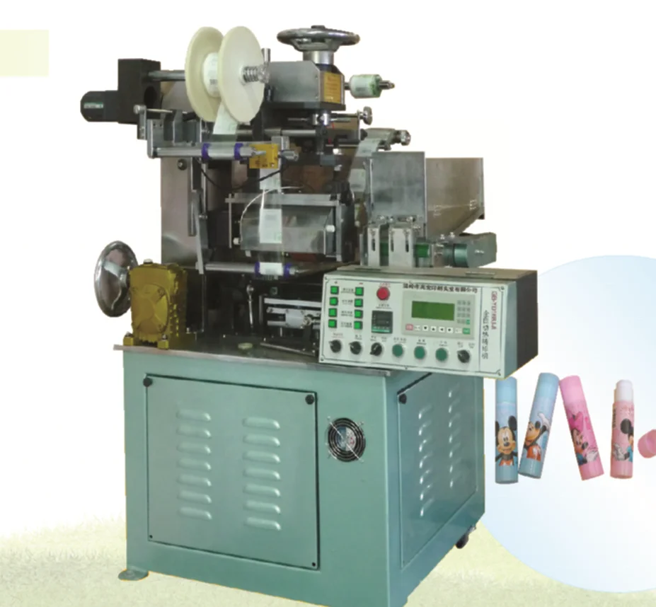 GAOBAO Fully Automatic Heat Transfer Machine For Pen Barrel/Glue Stick Printing