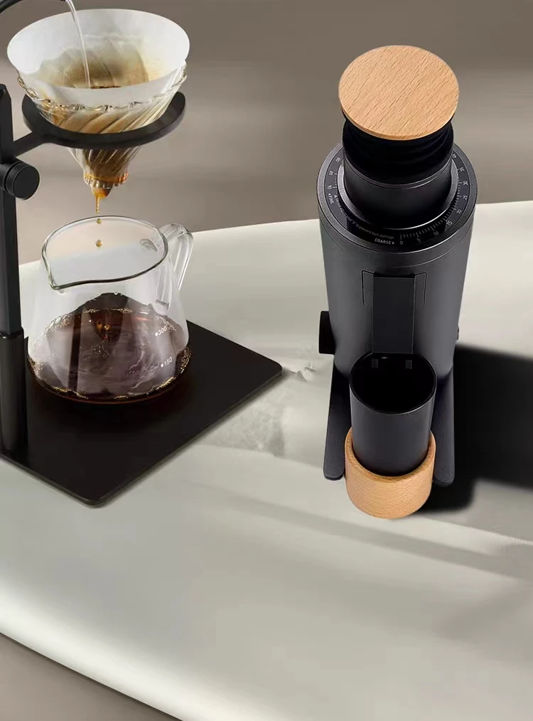 wholesale manual coffee grinder DLC burr coffee bean grinder machine 64mm commercial electric coffee grinders